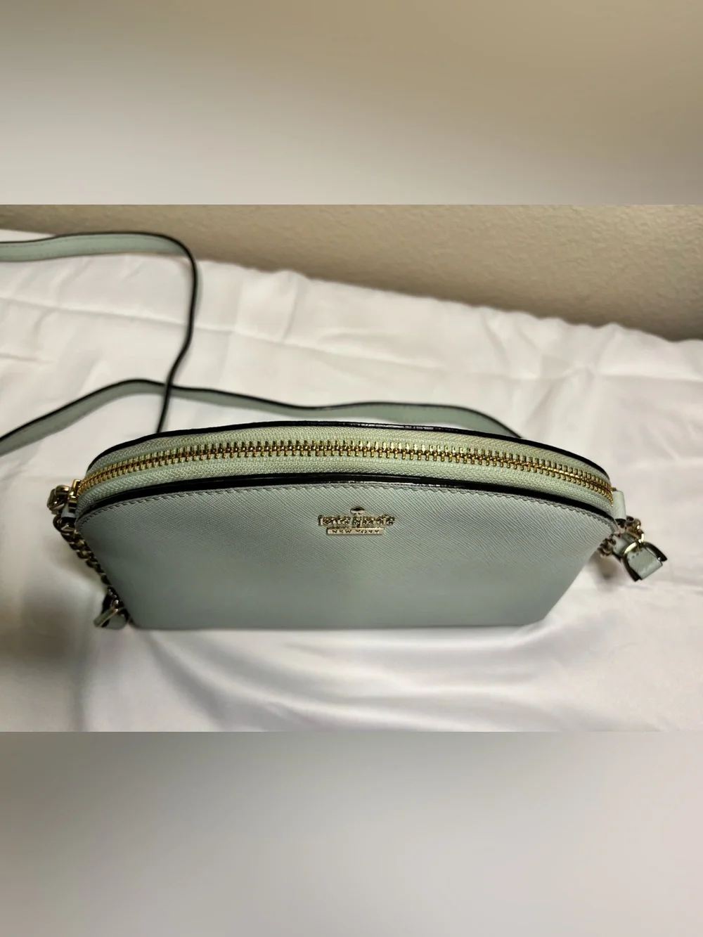 kate spade Perry Saffiano Leather Dome Crossbody
